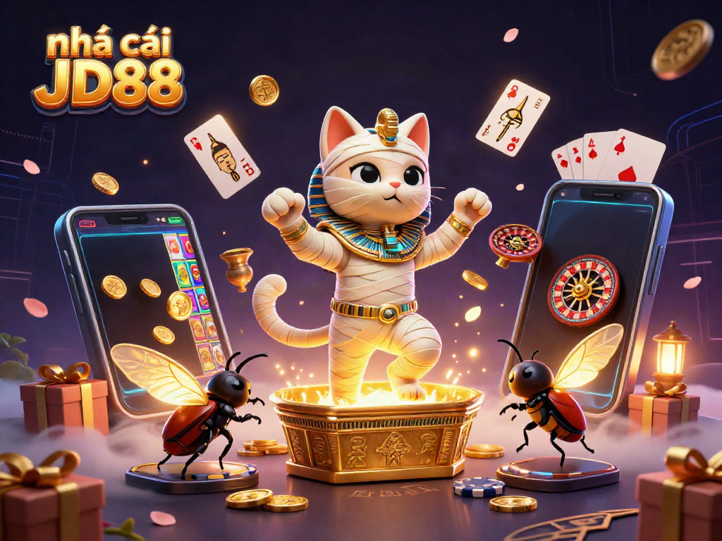 Experience excitement at nhà cái JD88 with a thrilling rendezvous of games and rich casino elements.