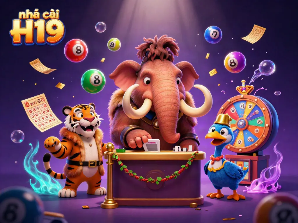 Engage with the vibrant world of nhà cái H19, where colorful elements and exciting characters create a thrilling atmosphere.