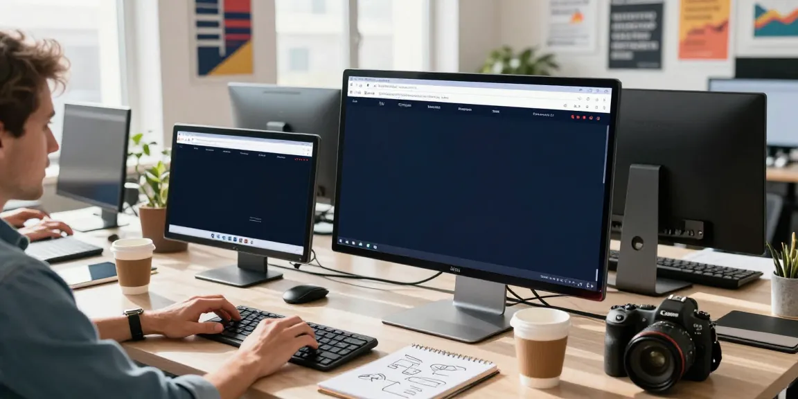 Workspace showcasing the latest URLs and digital tools for efficient web navigation, emphasizing 최신주소.