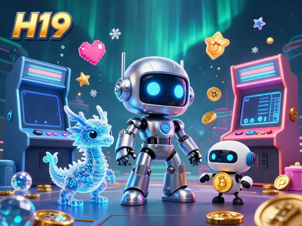 Experience thrilling games at H19 with a captivating cyberpunk casino scene full of vibrant gaming elements.