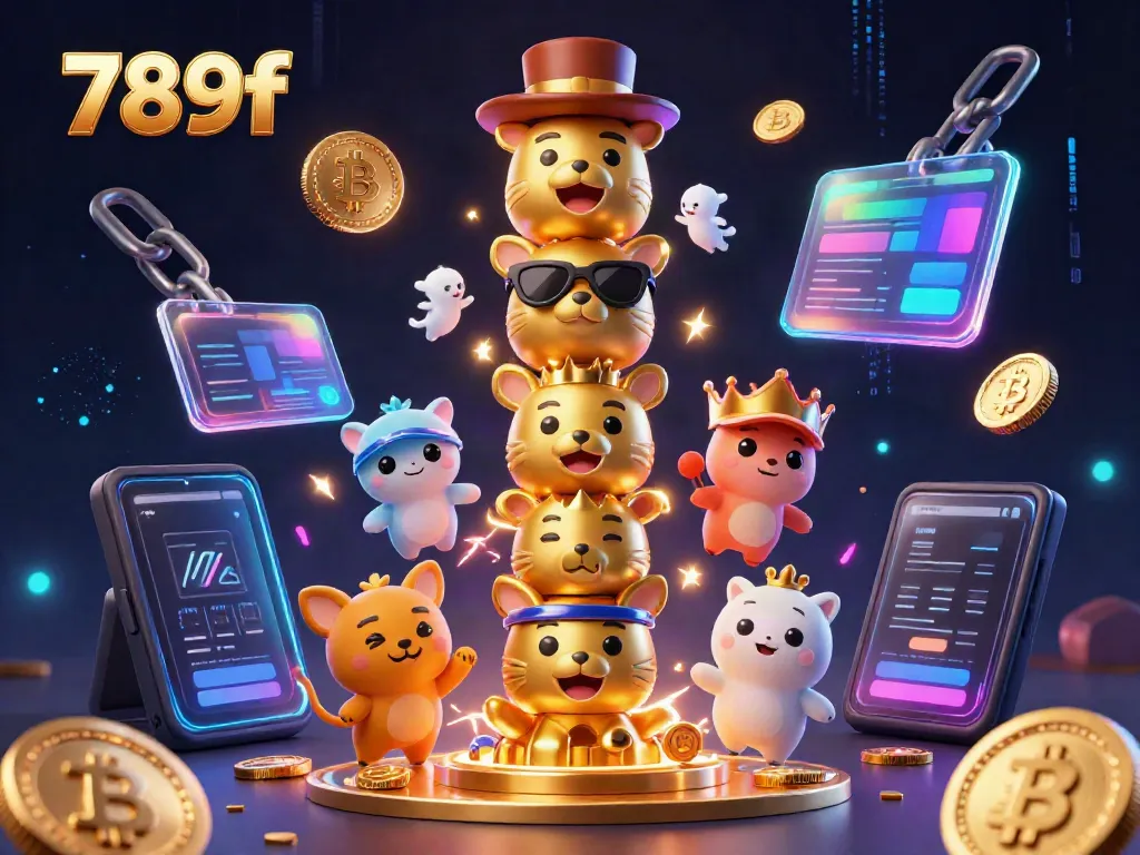 Engage with thrilling 789f casino adventures showcasing animated totem pole and glowing crypto assets.